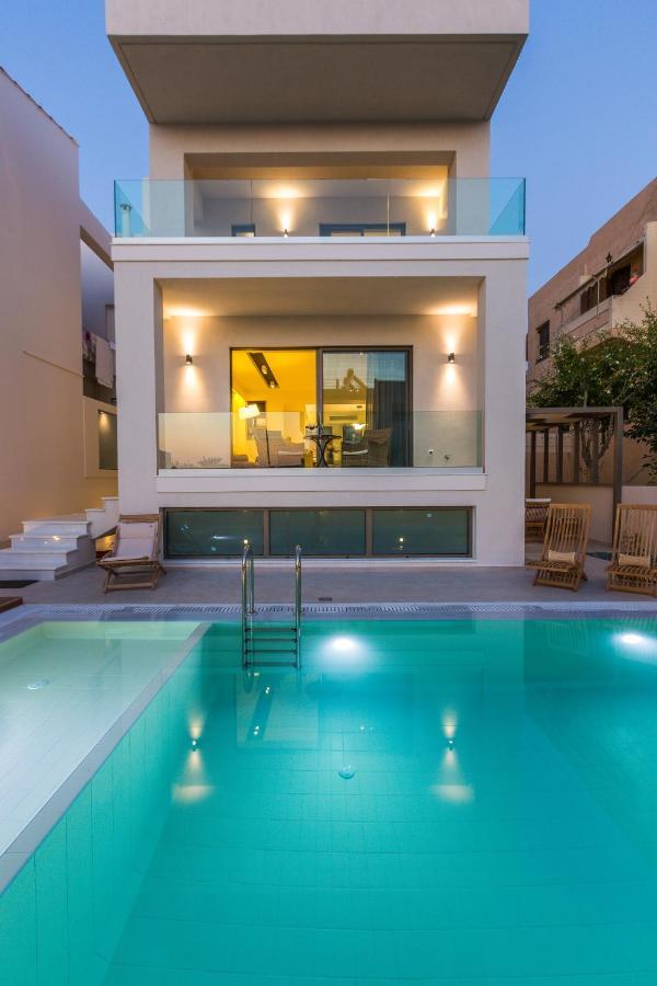 Villa Amelia I Free 9 Seater Mini Van & Pool Kalathas Exterior foto